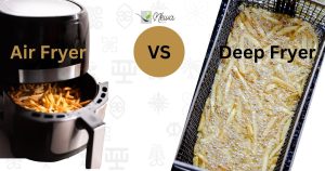 air frying vs deep frying side by side comparison