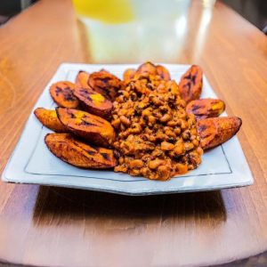 Nkwa Dua best red red gobe gob3 beans and plantain in Accra, Ghana
