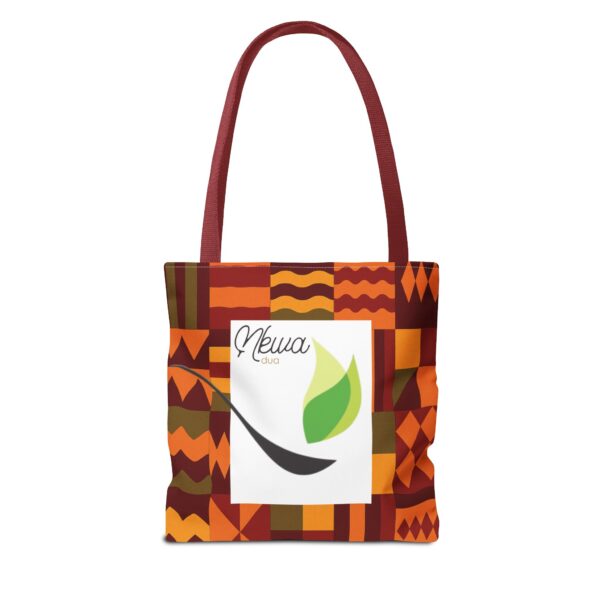 Nkwa Dua Kente Cloth Tote Bag, Eco-Friendly Shopping Bag, Perfect for Festivals, Everyday Use, Gift for Her - Image 5