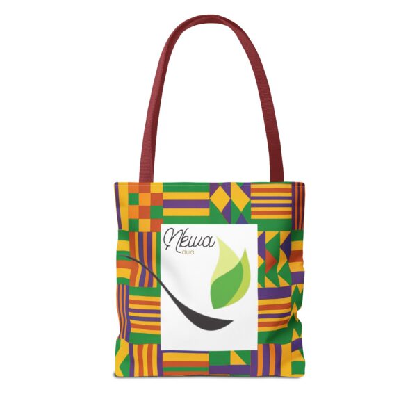 Nkwa Dua Kente Cloth Tote Bag, Eco-Friendly Shopping Bag, Perfect for Festivals, Everyday Use, Gift for Her - Image 5