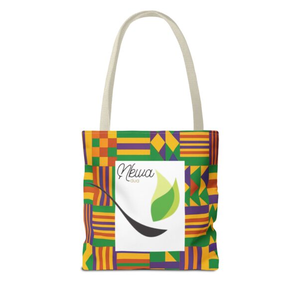 Nkwa Dua Kente Cloth Tote Bag, Eco-Friendly Shopping Bag, Perfect for Festivals, Everyday Use, Gift for Her - Image 11