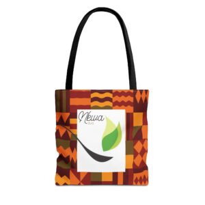 Nkwa Dua Kente Cloth Tote Bag, Eco-Friendly Shopping Bag, Perfect for Festivals, Everyday Use, Gift for Her