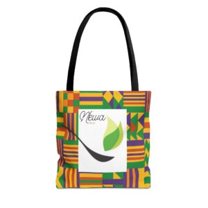 Nkwa Dua Kente Cloth Tote Bag, Eco-Friendly Shopping Bag, Perfect for Festivals, Everyday Use, Gift for Her