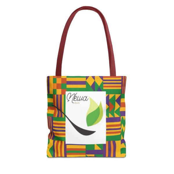 Nkwa Dua Kente Cloth Tote Bag, Eco-Friendly Shopping Bag, Perfect for Festivals, Everyday Use, Gift for Her - Image 4