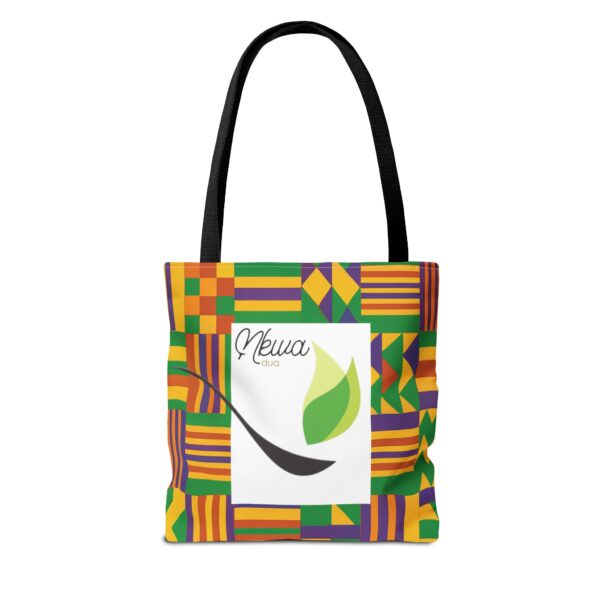 Nkwa Dua Kente Cloth Tote Bag, Eco-Friendly Shopping Bag, Perfect for Festivals, Everyday Use, Gift for Her - Image 2