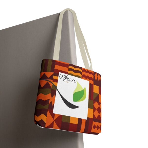 Nkwa Dua Kente Cloth Tote Bag, Eco-Friendly Shopping Bag, Perfect for Festivals, Everyday Use, Gift for Her - Image 12