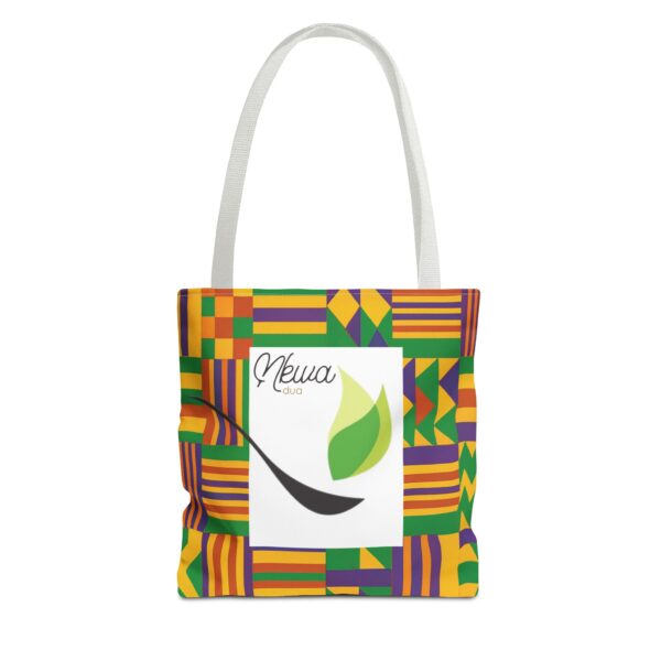 Nkwa Dua Kente Cloth Tote Bag, Eco-Friendly Shopping Bag, Perfect for Festivals, Everyday Use, Gift for Her - Image 7