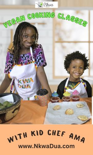 vegan cooking classes for kids with kid chef Ama